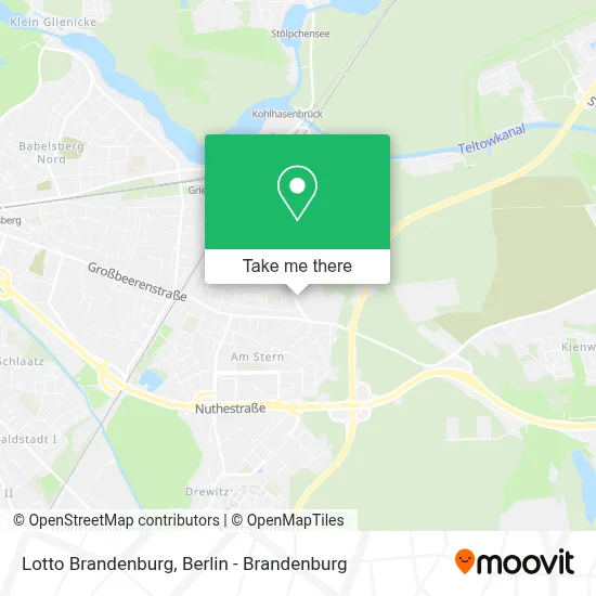 Lotto Brandenburg map