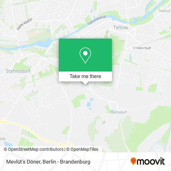 Карта Mevlüt's Döner