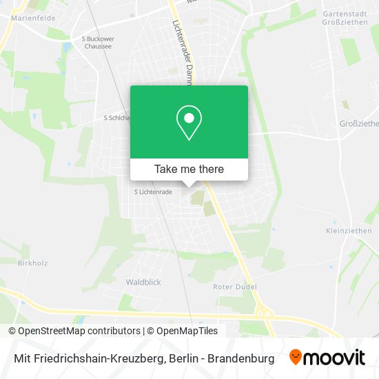 Карта Mit Friedrichshain-Kreuzberg