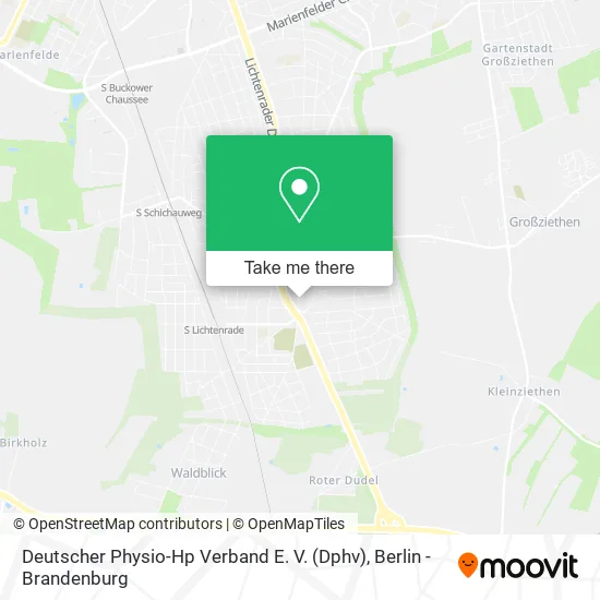 Карта Deutscher Physio-Hp Verband E. V. (Dphv)