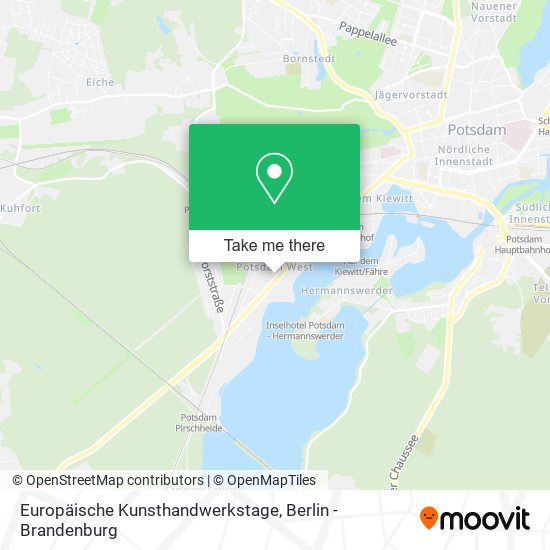 Europäische Kunsthandwerkstage map