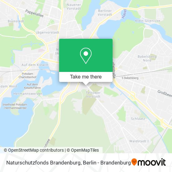 Naturschutzfonds Brandenburg map