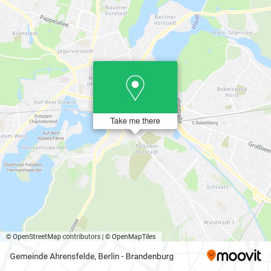 Gemeinde Ahrensfelde map