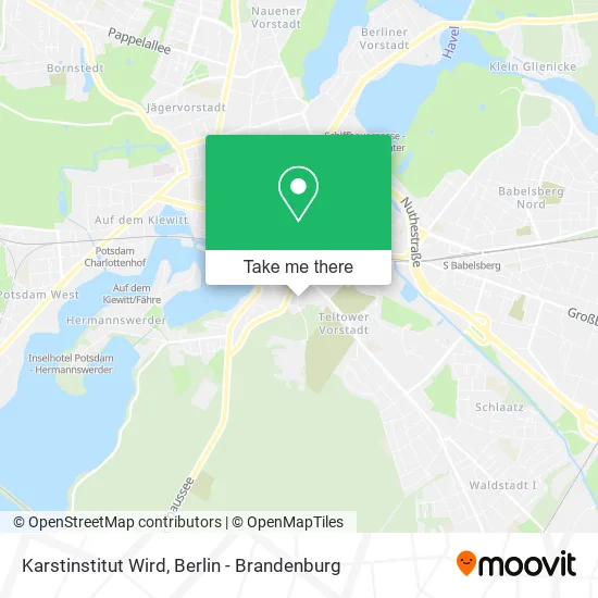 Karstinstitut Wird map