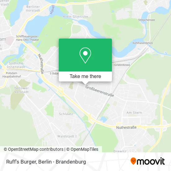 Карта Ruff's Burger