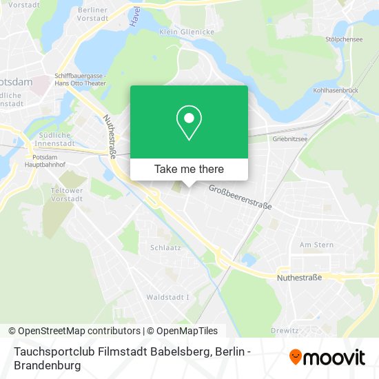 Tauchsportclub Filmstadt Babelsberg map