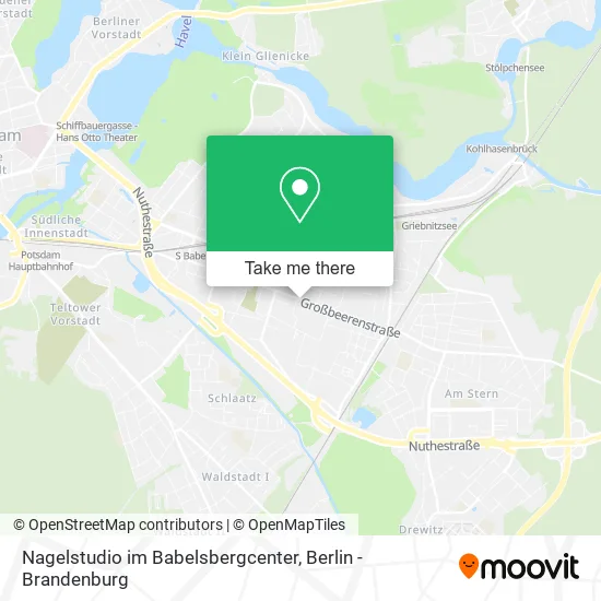 Карта Nagelstudio im Babelsbergcenter