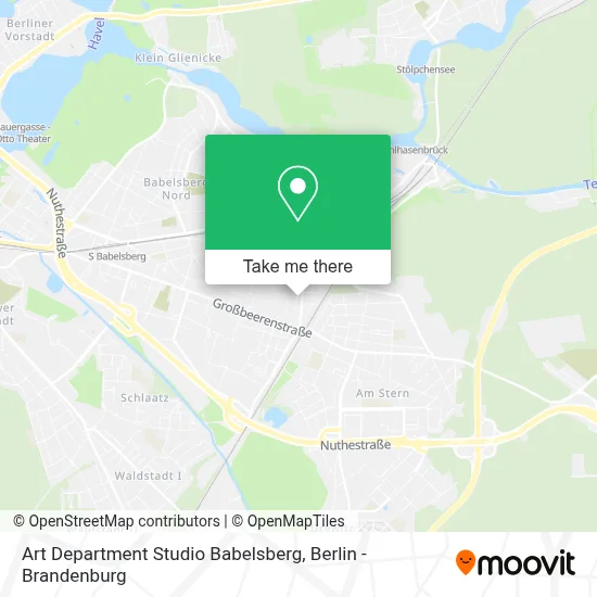 Art Department Studio Babelsberg map