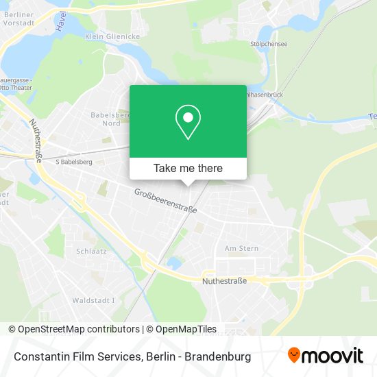 Constantin Film Services map