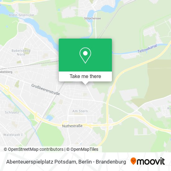 Abenteuerspielplatz Potsdam map