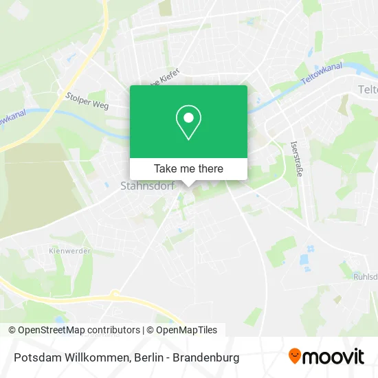 Potsdam Willkommen map