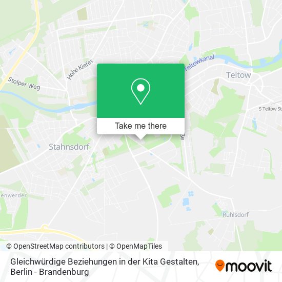 Gleichwürdige Beziehungen in der Kita Gestalten map