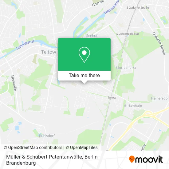 Карта Müller & Schubert Patentanwälte