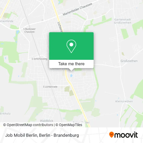 Карта Job Mobil Berlin