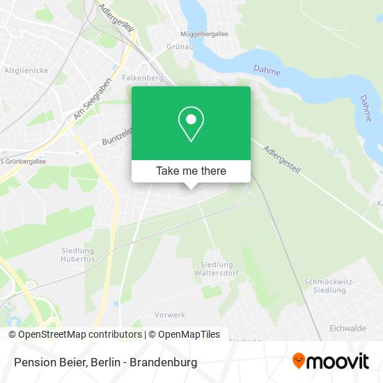 Pension Beier map