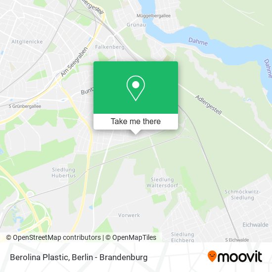 Berolina Plastic map
