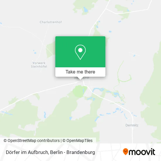 Карта Dörfer im Aufbruch