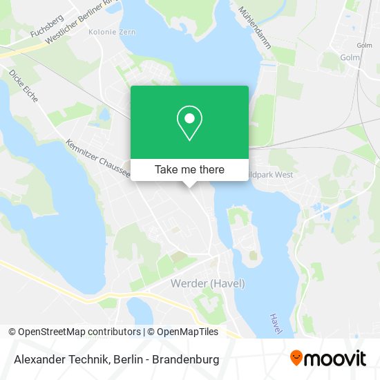 Alexander Technik map