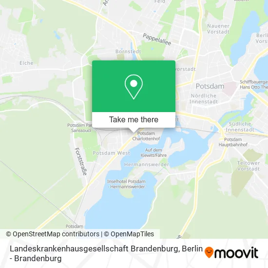 Карта Landeskrankenhausgesellschaft Brandenburg