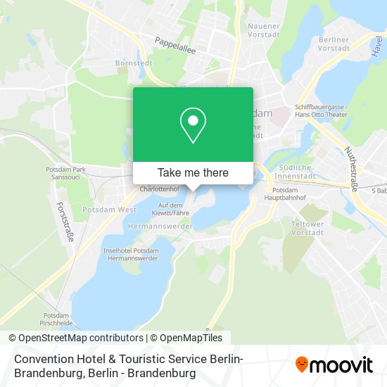 Convention Hotel & Touristic Service Berlin-Brandenburg map