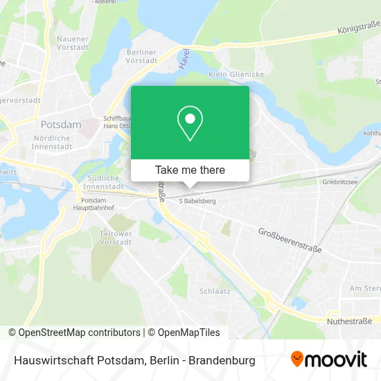 Hauswirtschaft Potsdam map