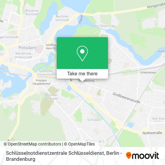 Schlüsselnotdienstzentrale Schlüsseldienst map