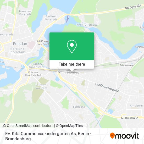 Ev. Kita Commeniuskindergarten As map