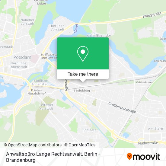 Anwaltsbüro Lange Rechtsanwalt map