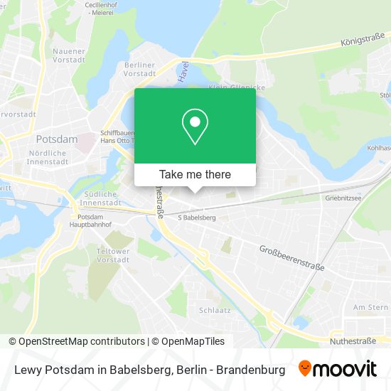 Lewy Potsdam in Babelsberg map