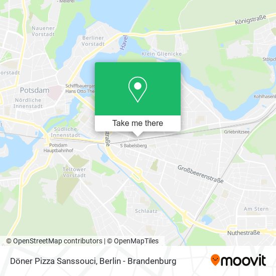 Döner Pizza Sanssouci map