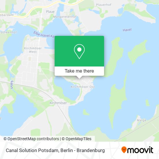 Карта Canal Solution Potsdam