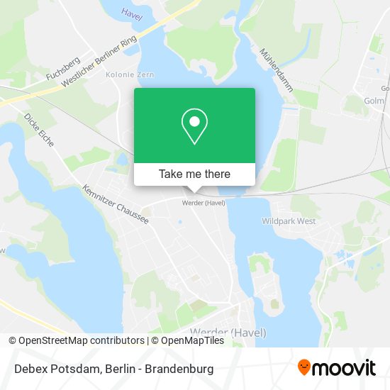 Debex Potsdam map