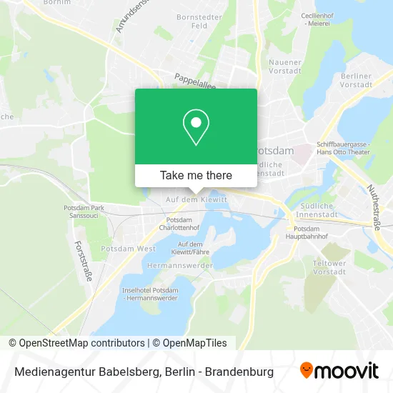 Medienagentur Babelsberg map