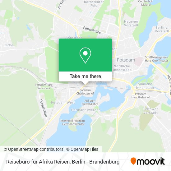 Reisebüro für Afrika Reisen map