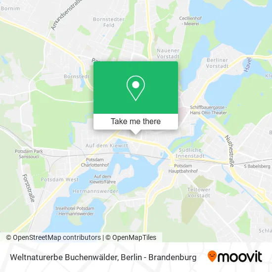 Карта Weltnaturerbe Buchenwälder