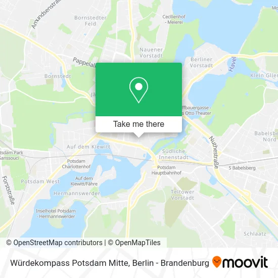 Würdekompass Potsdam Mitte map