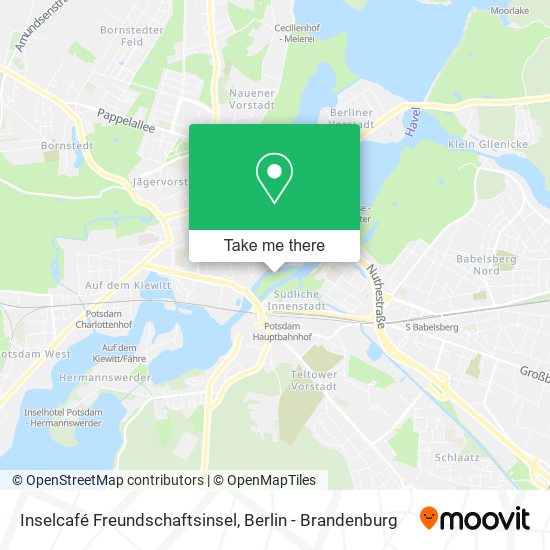 Inselcafé Freundschaftsinsel map