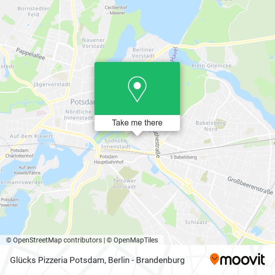 Glücks Pizzeria Potsdam map