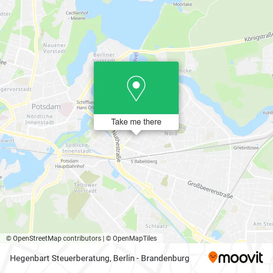 Карта Hegenbart Steuerberatung