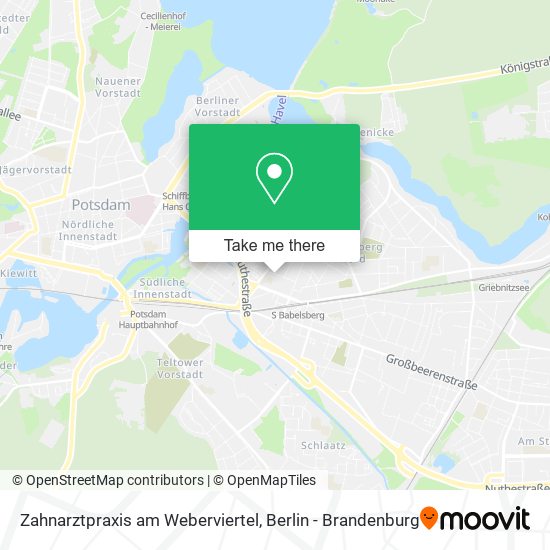 Zahnarztpraxis am Weberviertel map