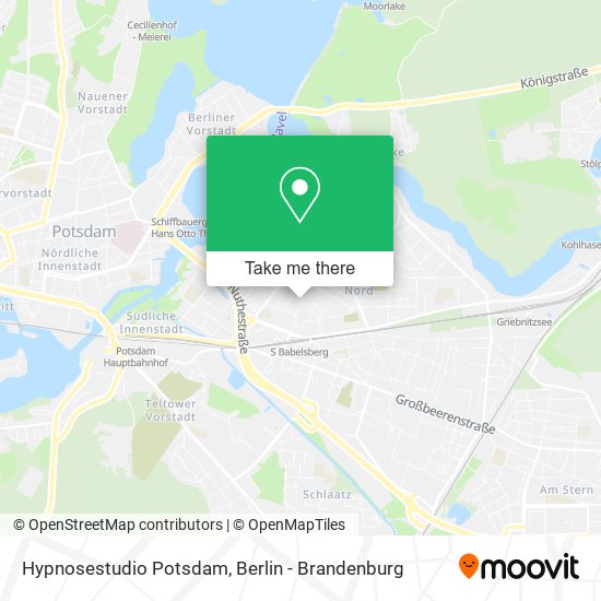 Hypnosestudio Potsdam map