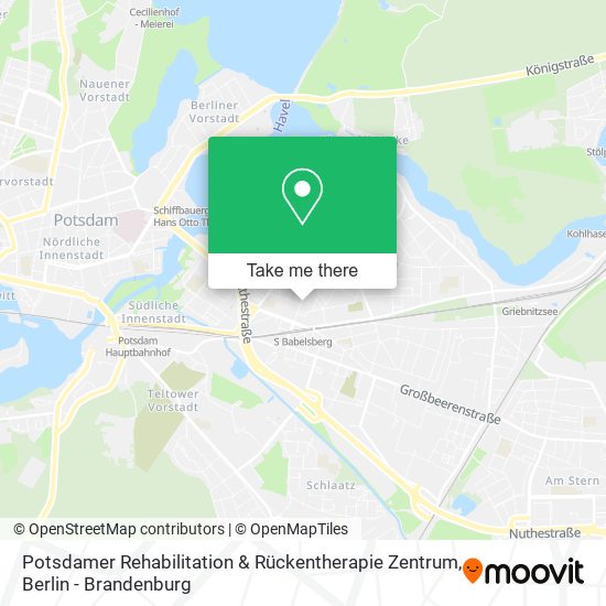 Potsdamer Rehabilitation & Rückentherapie Zentrum map