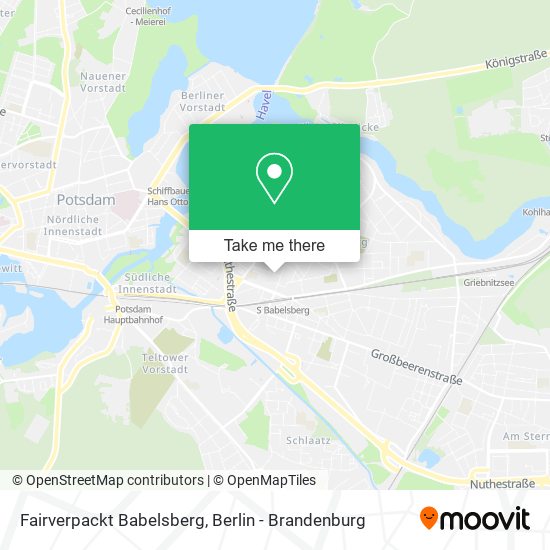 Fairverpackt Babelsberg map