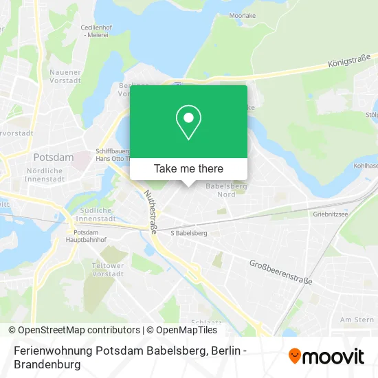 Ferienwohnung Potsdam Babelsberg map