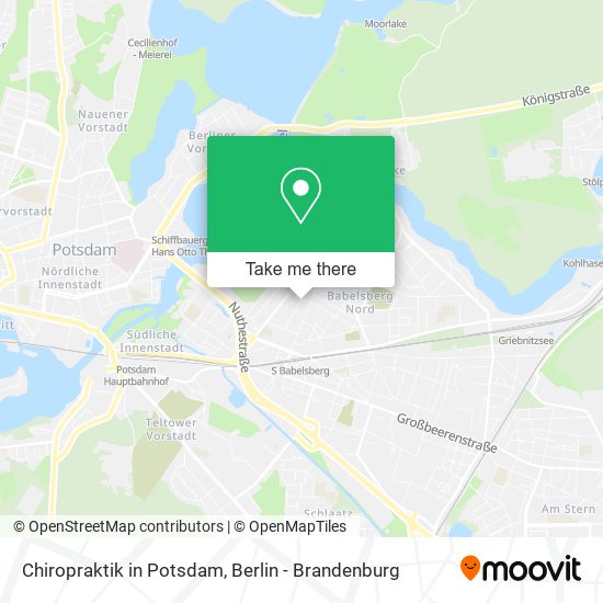 Chiropraktik in Potsdam map