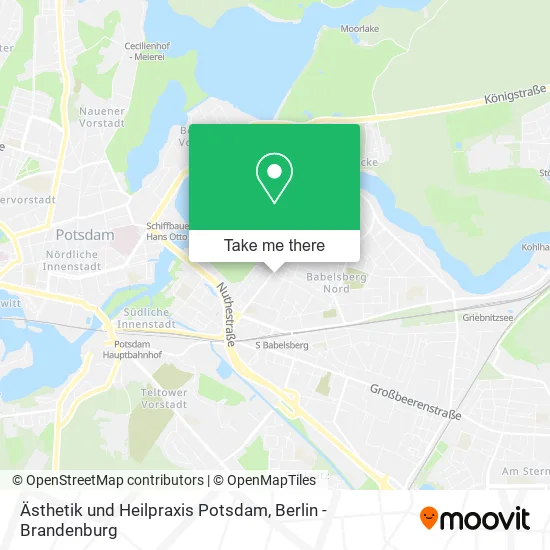Карта Ästhetik und Heilpraxis Potsdam