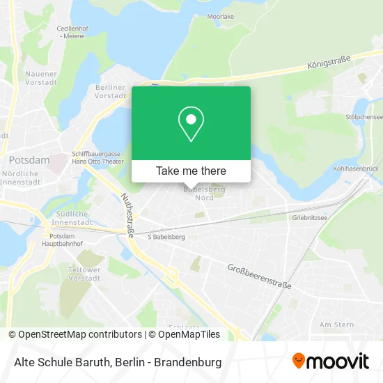 Карта Alte Schule Baruth