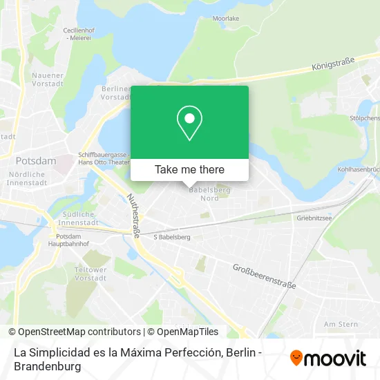 Карта La Simplicidad es la Máxima Perfección