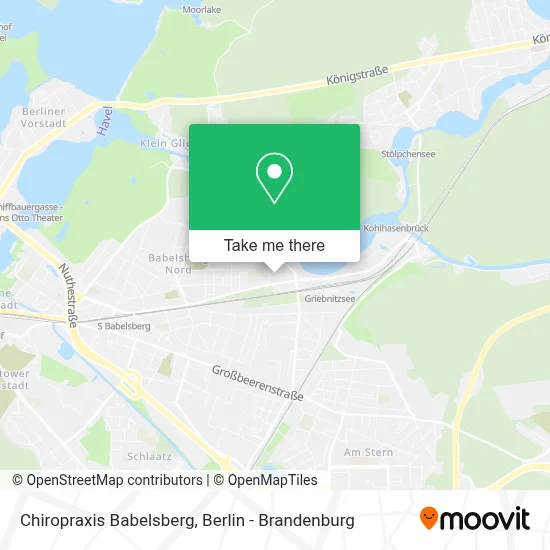 Chiropraxis Babelsberg map