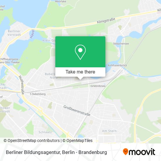 Berliner Bildungsagentur map